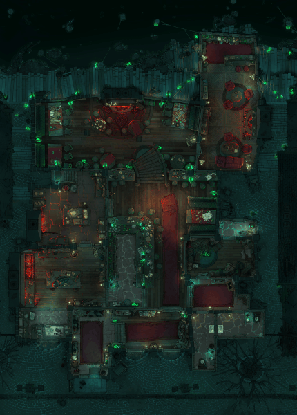 Haunted Dockside Tavern Digital Map & Reveal Pack