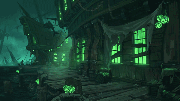 Haunted Dockside Tavern Digital Map & Reveal Pack
