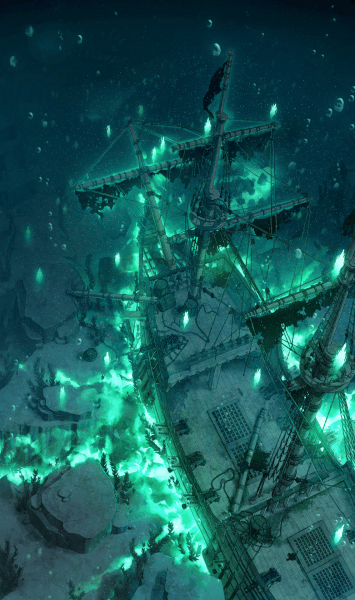 Haunted Ghost Ship Digital Map & Reveal Pack