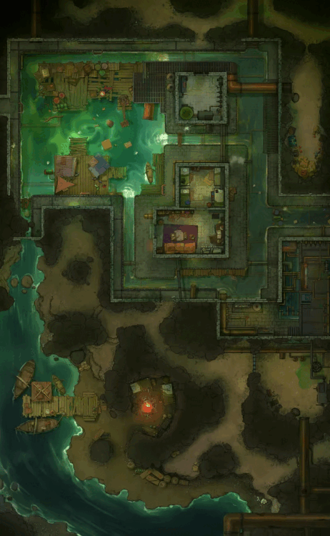 Sewer Tunnels Digital Map Pack